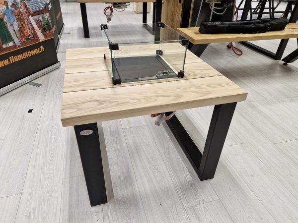 FlameTower® Liekkisohvapöytä 73,5 x 73,5 cm Saarni - Bild 3