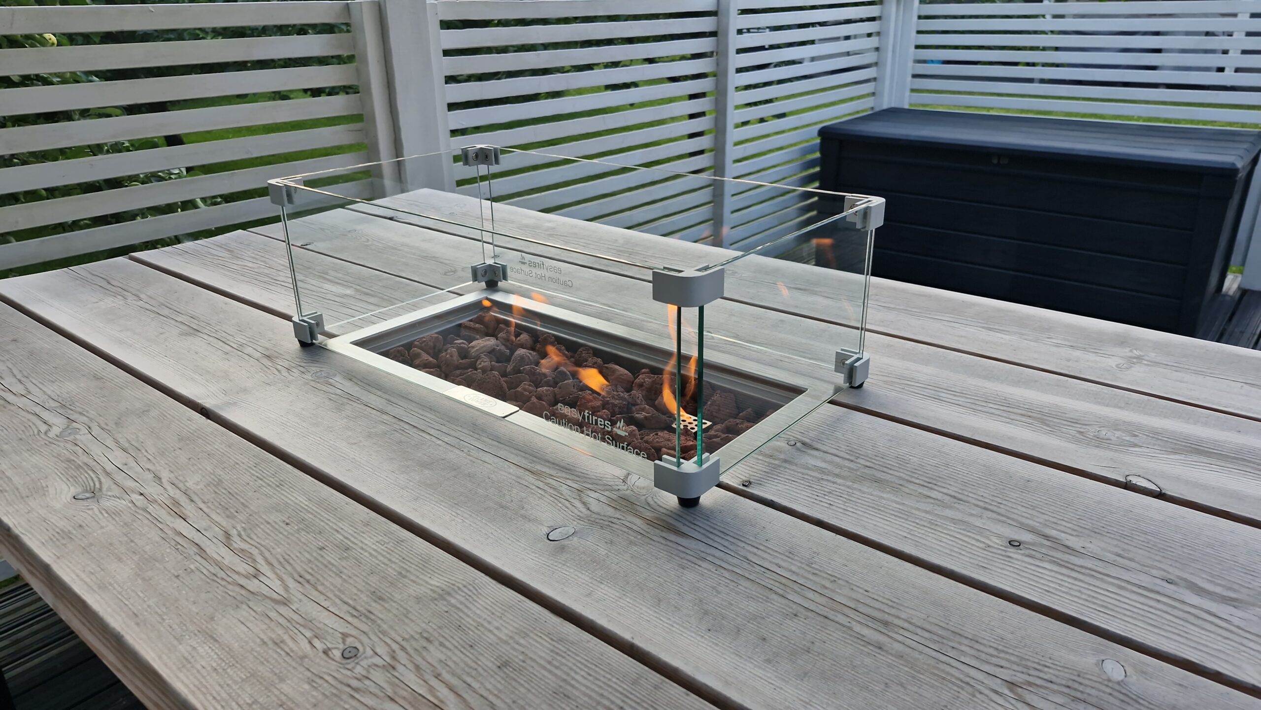 FlameTower® Liekkiruokapöytä Mänty 160 x 92 cm - Image 6